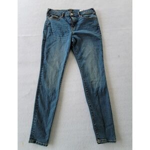 TRUE RELIGION JENNIE CURVY SKINNY BLUE JEANS WOMEN'S Size 33 MID RISE